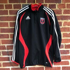 Dc United quarter zip sweater